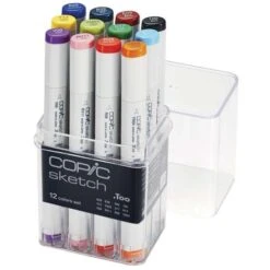 Assortiment De 12 Marqueurs Copic Stretch