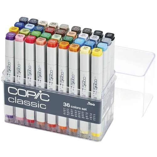 Assortiment De 36 Marqueurs Copic 1 Assortiment De 36 Marqueurs Copic