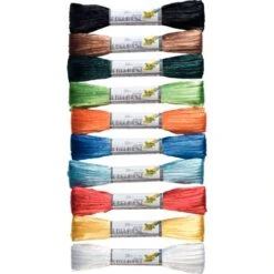 FOLIA Assortiment Raphia Artificiel Brillant