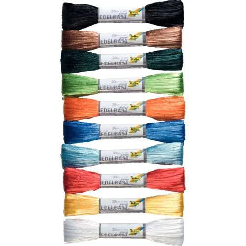 FOLIA Assortiment Raphia Artificiel Brillant 1 FOLIA Assortiment Raphia Artificiel Brillant