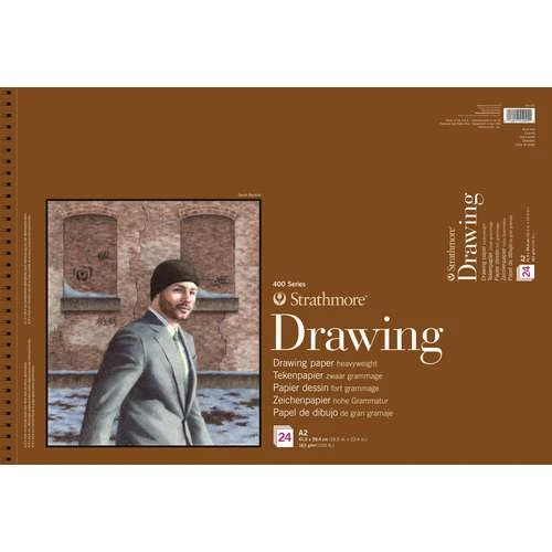 Bloc Dessin à Spirale Série 400 Strathmore 4 Bloc Dessin à Spirale Série 400 Strathmore – Image 4