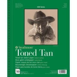 Bloc Esquisse Teinté Série 400 Strathmore - Brun Clair