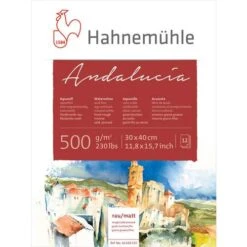 Bloc Aquarelle Andalucia 500 - 12 Feuilles - 500g/m² -Couleurs d'Art Promos Boutique BlocaquarelleAndalucia500 12feuilles 500g2FmC2B2 2