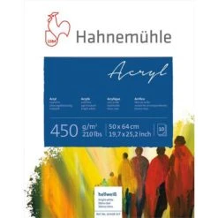 Bloc De 10 Feuilles De Papier Acrylique Hahnemühle - 450g/m² -Couleurs d'Art Promos Boutique Blocde10feuillesdepapieracryliqueHahnemC3BChle 450g2FmC2B2 3