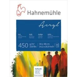 Bloc De 10 Feuilles De Papier Acrylique Hahnemühle - 450g/m² -Couleurs d'Art Promos Boutique Blocde10feuillesdepapieracryliqueHahnemC3BChle 450g2FmC2B2 4