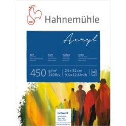 Bloc De 10 Feuilles De Papier Acrylique Hahnemühle - 450g/m² -Couleurs d'Art Promos Boutique Blocde10feuillesdepapieracryliqueHahnemC3BChle 450g2FmC2B2 5