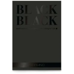 Bloc De Papier Fabriano Black Black (300g/m²)