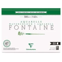Bloc De Papier Aquarelle Fontaine De Clairefontaine Grain Torchon -Couleurs d'Art Promos Boutique BlocdepapieraquarelleFontainedeClairefontainegraintorchon 3