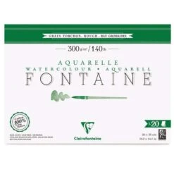 Bloc De Papier Aquarelle Fontaine De Clairefontaine Grain Torchon -Couleurs d'Art Promos Boutique BlocdepapieraquarelleFontainedeClairefontainegraintorchon 9