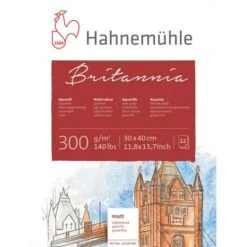 Bloc De Papier Blanc Aquarelle Britannia Hahnemuehle -Couleurs d'Art Promos Boutique BlocdepapierblancaquarelleBritanniaHahnemuehle 2