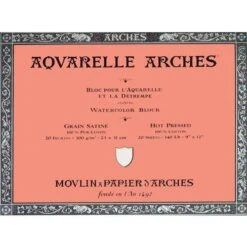Bloc Papier Aquarelle Arches 300g/m² 14 Bloc Papier Aquarelle Arches 300g/m² -Couleurs d'Art Promos Boutique BlocpapieraquarelleArches300g2FmC2B2 2