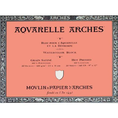 Bloc Papier Aquarelle Arches 300g/m² 3 Bloc Papier Aquarelle Arches 300g/m² – Image 3