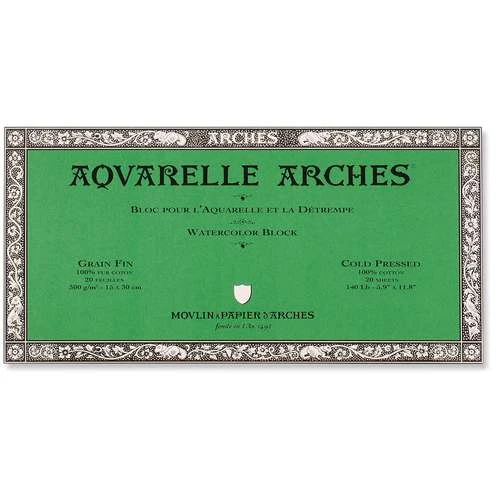 Bloc Papier Aquarelle Arches 300g/m² 4 Bloc Papier Aquarelle Arches 300g/m² – Image 4