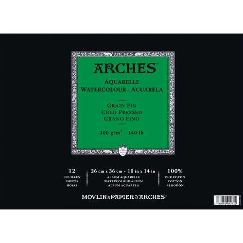 Bloc Papier Aquarelle Arches 300g/m² 5 Bloc Papier Aquarelle Arches 300g/m² – Image 5