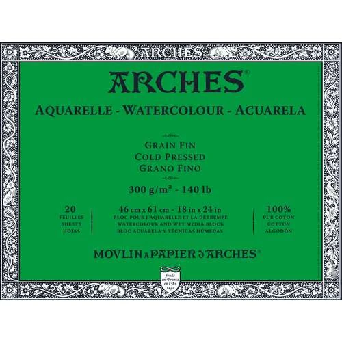 Bloc Papier Aquarelle Arches 300g/m² 9 Bloc Papier Aquarelle Arches 300g/m² – Image 9