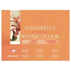 Bloc Papier Aquarelle Etival Clairefontaine (Grain Fin - 300g/m²) -Couleurs d'Art Promos Boutique BlocpapieraquarelleEtivalClairefontaine28GrainFin 300g2FmC2B229 2