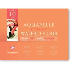 Bloc Papier Aquarelle Etival Clairefontaine (Grain Fin - 300g/m²) -Couleurs d'Art Promos Boutique BlocpapieraquarelleEtivalClairefontaine28GrainFin 300g2FmC2B229 4