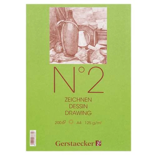 Bloc Papier Dessin N°2 Gerstaecker 2 Bloc Papier Dessin N°2 Gerstaecker – Image 2