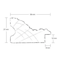 Cadre Dahlia Moulure Dorée -Couleurs d'Art Promos Boutique CadreDahliamouluredorC3A9e 2