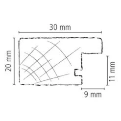 Cadre En Pin Honsell Vernissage 30 -Couleurs d'Art Promos Boutique CadreenpinHonsellVernissage30 2
