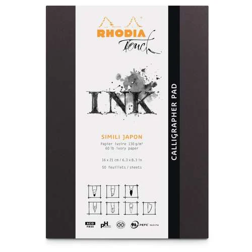 CLAIREFONTAINE Calligrapher Pad Rhodia Touch 2 CLAIREFONTAINE Calligrapher Pad Rhodia Touch – Image 2