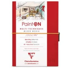 Carnet Cousu Paint'On Clairefontaine -Couleurs d'Art Promos Boutique CarnetcousuPaint26230393BOnClairefontaine 4