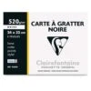 CLAIREFONTAINE Carte à Gratter Noire
