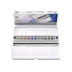 Coffret Blue Box Cotman De Winsor & Newton (12 Demi Godets)