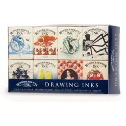Coffret Calligraphy Ink De Winsor & Newton - 8 X 14ml - Henry