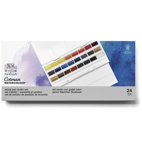 Coffret Atelier Cotman Winsor & Newton ( 24 Grands Godets 1/1 ) 3 Coffret Atelier Cotman Winsor & Newton ( 24 Grands Godets 1/1 ) – Image 3