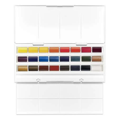 Coffret Atelier Cotman Winsor & Newton ( 24 Grands Godets 1/1 ) 5 Coffret Atelier Cotman Winsor & Newton ( 24 Grands Godets 1/1 ) – Image 5