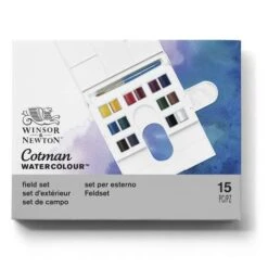 Coffret Compact Cotman De Winsor & Newton (14 1/2 Godets) -Couleurs d'Art Promos Boutique CoffretcompactCotmandeWinsor26amp3BNewton281412F2godets29 5