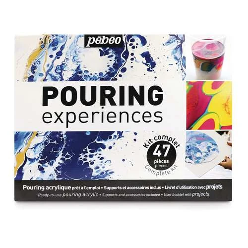 Coffret Complet Pouring Expériences 47 éléments Pébéo 1 Coffret Complet Pouring Expériences 47 éléments Pébéo