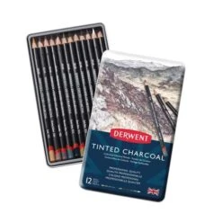 Coffret Crayons Fusains Teintés Derwent
