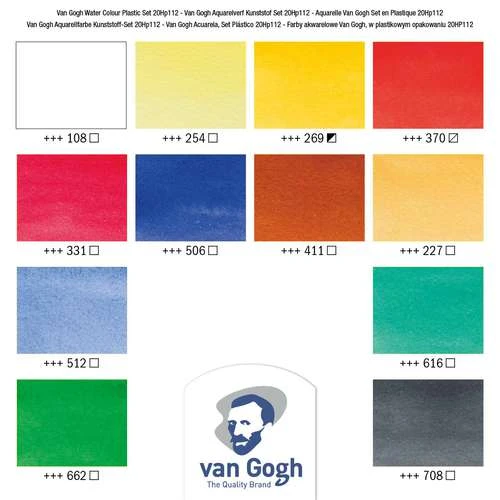 Coffret D'aquarelles Van Gogh Royal Talens - 12 Tubes De 10ml 3 Coffret D'aquarelles Van Gogh Royal Talens - 12 Tubes De 10ml – Image 3