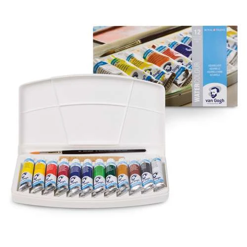Coffret D'aquarelles Van Gogh Royal Talens - 12 Tubes De 10ml 6 Coffret D'aquarelles Van Gogh Royal Talens - 12 Tubes De 10ml – Image 6