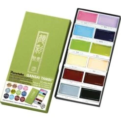 Coffret De 12 Couleurs Gansai Kuretake