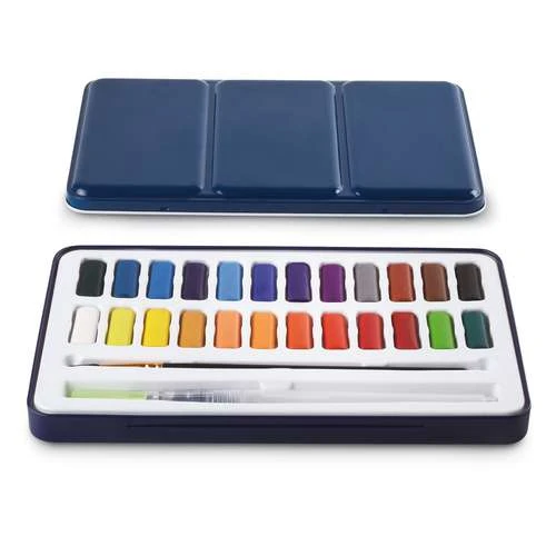 Coffret De 24 Godets 1/1 D’aquarelle I Love Art 2 Coffret De 24 Godets 1/1 D’aquarelle I Love Art – Image 2