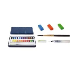 Coffret De 24 Godets 1/1 D’aquarelle I Love Art