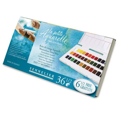 Coffret De 36 1/2 Godets La Petite Aquarelle Sennelier 1 Coffret De 36 1/2 Godets La Petite Aquarelle Sennelier