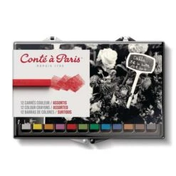 Coffret De Pastels Carrés Conte