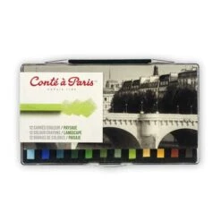 Coffret De Pastels Carrés Conte -Couleurs d'Art Promos Boutique CoffretdepastelscarrC3A9sConte 3