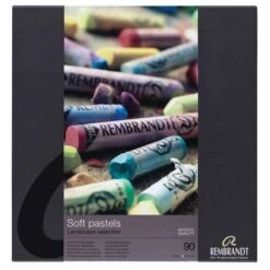 Coffret En Carton De Pastels Rembrandt