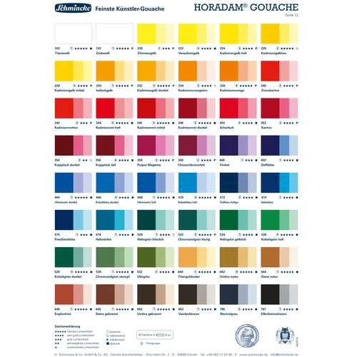 Coffret En Métal De Gouaches HORADAM® Schmincke 9 Coffret En Métal De Gouaches HORADAM® Schmincke – Image 9
