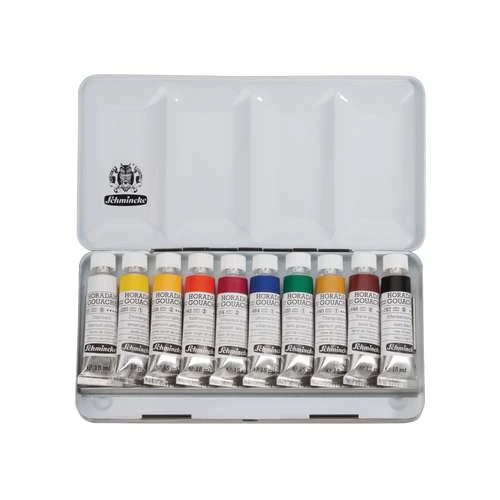Coffret En Métal De Gouaches HORADAM® Schmincke 1 Coffret En Métal De Gouaches HORADAM® Schmincke