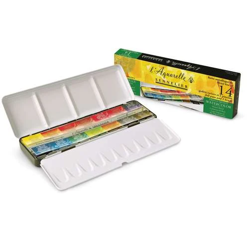 Coffret En Métal De Peinture Aquarelle Sennelier 6 Coffret En Métal De Peinture Aquarelle Sennelier – Image 6