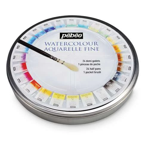 Coffret Métal Aquarelle Fine Pébéo 3 Coffret Métal Aquarelle Fine Pébéo – Image 3
