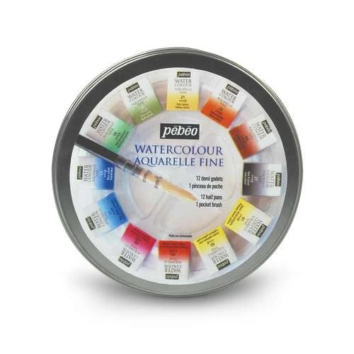 Coffret Métal Aquarelle Fine Pébéo 1 Coffret Métal Aquarelle Fine Pébéo
