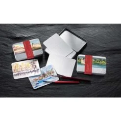 Coffret Métal De 30 Cartes Postales Aquarelle Hahnemühle 230g/m2 -Couleurs d'Art Promos Boutique CoffretmC3A9talde30cartespostalesaquarelleHahnemC3BChle230g2Fm2 5