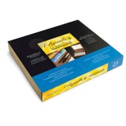 Coffret Noyer Aquarelle Extra-fine Sennelier En Noyer -Couleurs d'Art Promos Boutique Coffretnoyeraquarelleextra fineSennelierennoyer 2